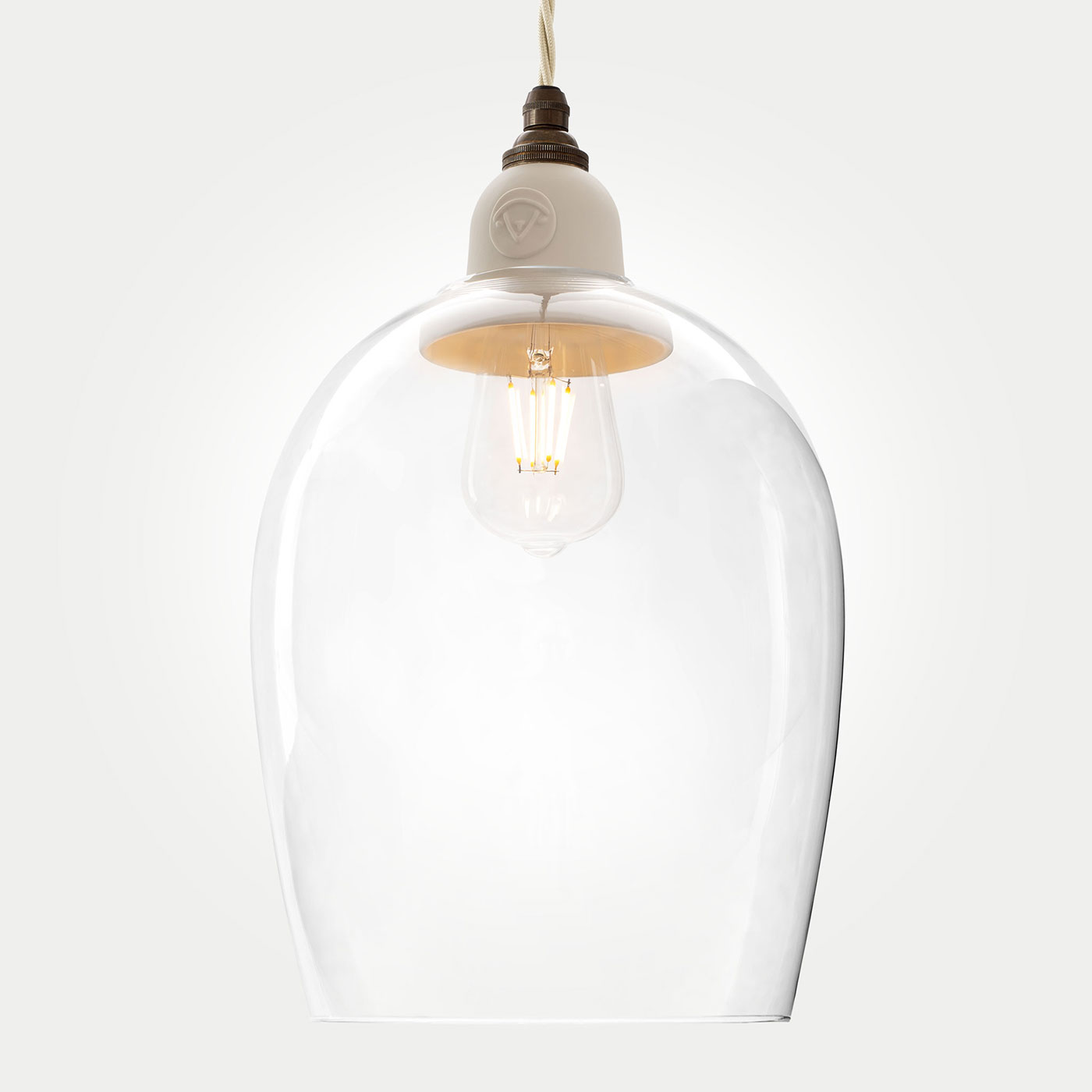 glass pendant light