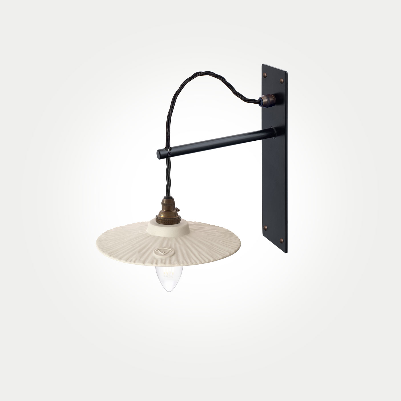 Petite-Odette-Industrial-Wall-Light Dimmable LED Light Bulb