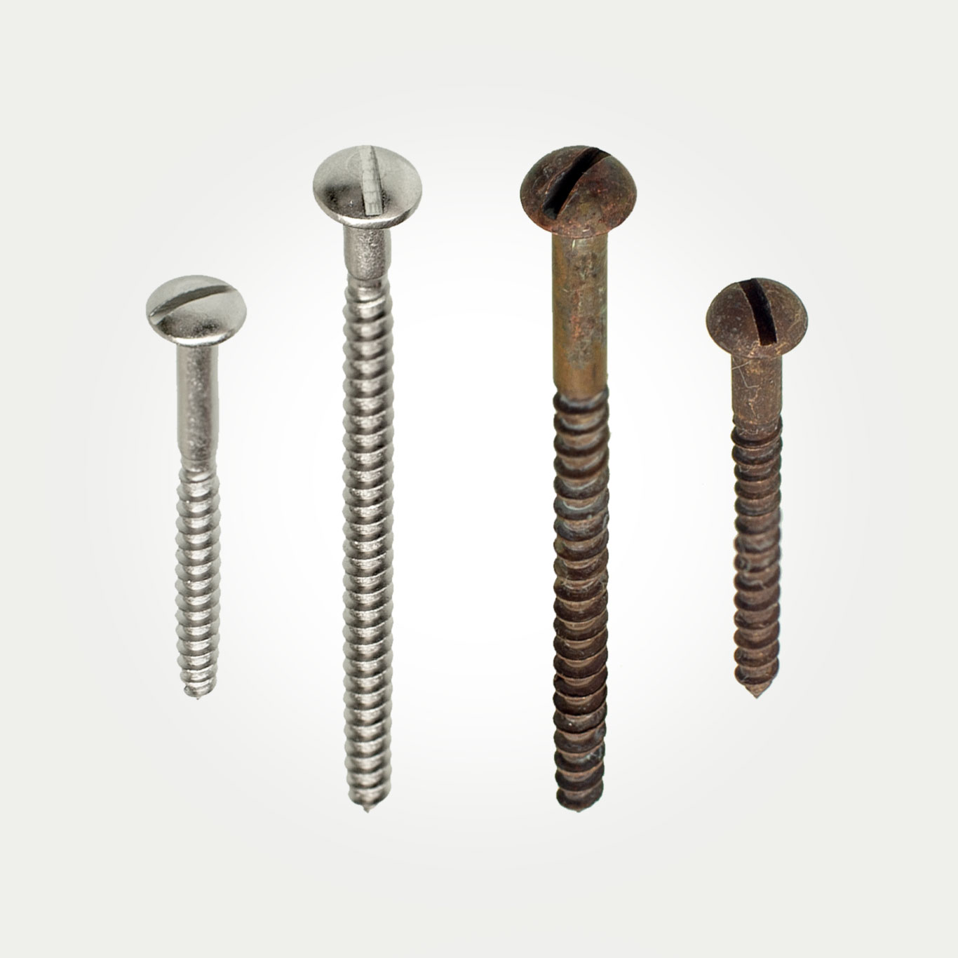 Screws-Brass-Short Dimmable LED Light Bulb