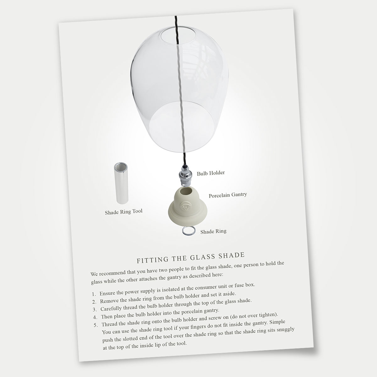 Guides-Fitting-Glass-Shades Dimmable LED Light Bulb Pear