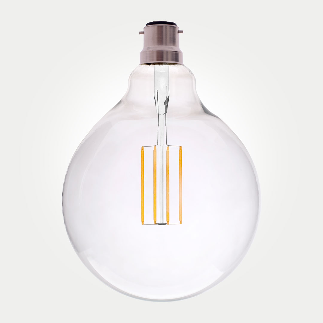 Large-Globe-Dimensions Dimmable LED Globe Light Bulb